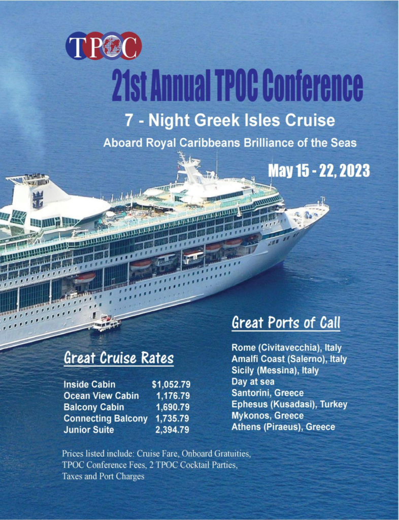 21st annual tpoc conference with lake arbor travel
