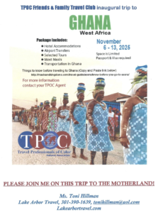 TPOC Heritage Tour to Ghana 2025